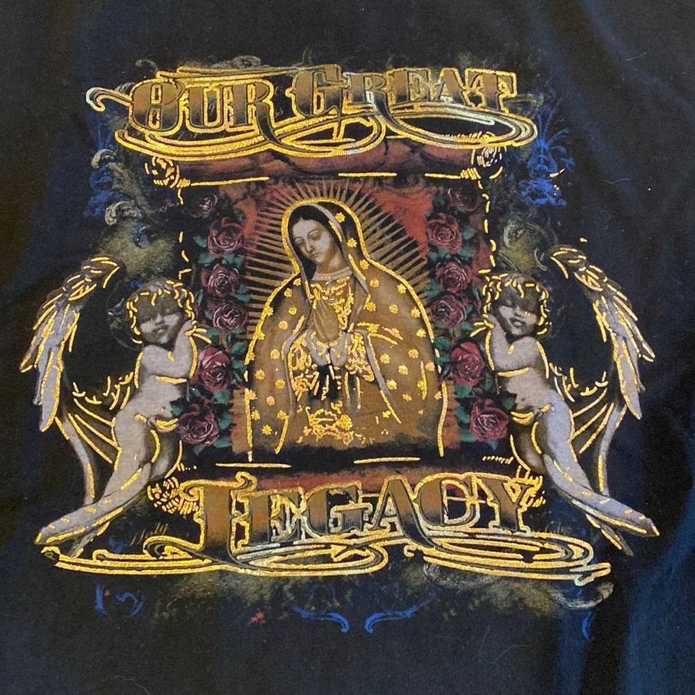 Beautiful Religious T-Shirt Our Great Legacy Size XL